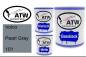 Preview: Volvo, Pearl Gray, 101: 1L Lackdose + 1L Klarlack + 500ml Härter - Set, von ATW Autoteile West.